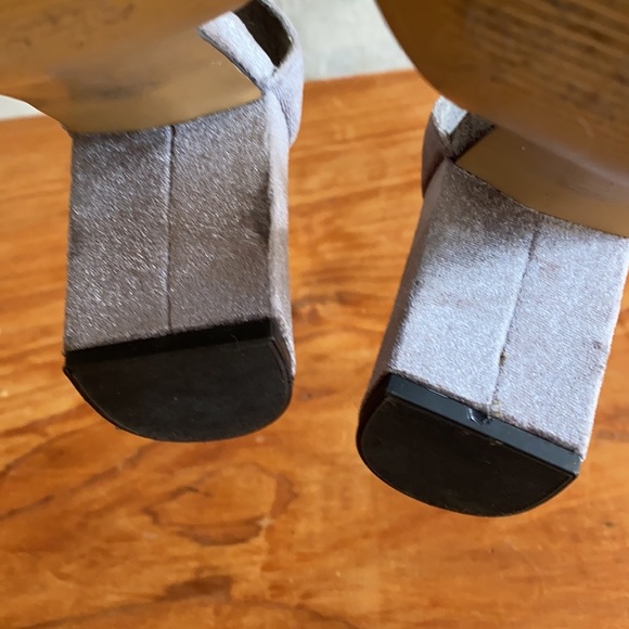 Charcoal Gray Velvet Block Heel from Joe Fresh - Picture 12 of 14